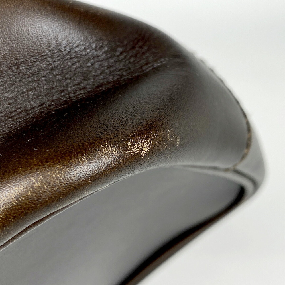 Gucci logo handbag doctors bag leather brown - Picture 2 of 6